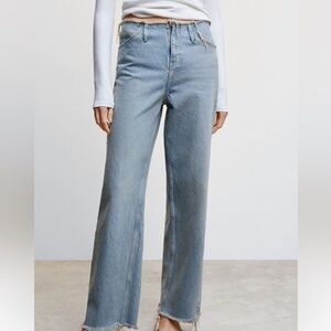Mango Light Blue Flare Jeans